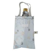 アテイン 晴雨兼用55cmミニ ペールブーケ シャドウブルー 6766SBL 1セット(1本×3)（直送品）