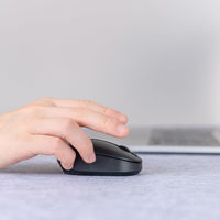 ナカバヤシ 無線静音 カードサイズマウス 3ボタン BlueLED ブラック MUS-RKT246BK 1個（直送品）