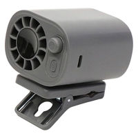 大進 100段階 ベルトファン 暑さ対策 デジタル表示 グレー HRS-1614 1個（直送品）