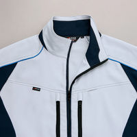 アイトス 長袖ブルゾン シルバーグレー×ネイビー SS 9130-003-SS 9130 1着（直送品）