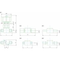 フジキン ダイレクトダイヤフラムバルブ FUDDFー716Gー6.35#A 1個（直送品）