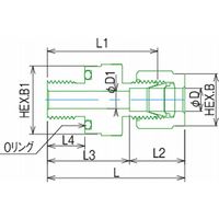 フジキン 2アッシュクリングツギテ F900ーHー6.35ー7/16ー20ーOR 1個（直送品）
