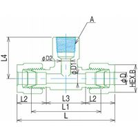フジキン 2アッシュクリングツギテ LF900ーTGー12.7B 1個（直送品）