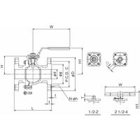 フジキン ボールバルブ UBVー21ーJ10RーMーALX 1個（直送品）