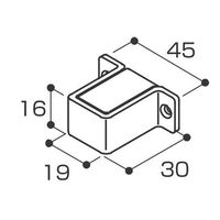 セラタ 14×24用角一 白 N24-SKT-WH 1セット(2個)（直送品）