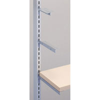 セラタ 木棚用ブラケット両側アングル2爪 SPストッパー付き 200mm NX422-200SP 1セット(2本)（直送品）