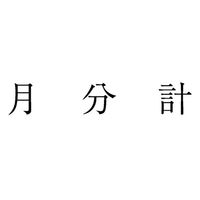 サンビー 勘定科目印 単品 【月分計】 KS-003-861 1セット(1個×5)（直送品）