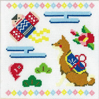 オリムパス製絲 (Olympus Thred) ししゅうキット 戌とたこあげ 7500 OLY-K7500 1組（直送品）