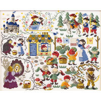 オリムパス製絲(Thred) 刺しゅうキット 『ノスタルジックストーリー 白雪姫 7569』 OLY-K7569 1組（直送品）