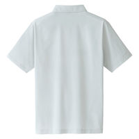 Asahicho(旭蝶繊維) 0028 半袖ファブリックシャツ ネイビー 3Lサイズ 1枚（直送品）