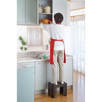 リバティーコーポレーション 踏み台 ブラウン 高さ30cm LD-140 1個（直送品）