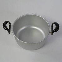 リバティーコーポレーション 両手鍋 22cm アルミ 軽量 ガス火専用 LD-371 1個（直送品）