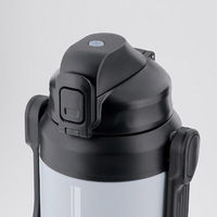 ベストコ ダブルステンレス スポーツジャグ 水筒 2.2L ライトグレー NQ-0322 1個（直送品）