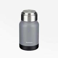 ベストコ マグボトル 350ml 保冷 保温 グレー ステンレス ハンドル付き NQ-0332 1個（直送品）