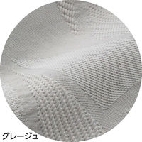 ケアファッション 5分袖涼しや変形ジャカードチュニック グレージュ LL W0182130113 1着（直送品）