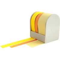 ロルフ トリオ 15&10&25mmx10m イエロー [ディスペンサー:グレー] 1105-2013-0850 1セット(2個)（直送品）