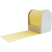 ロルフ シングル 50mmx10m パステルイエロー [ディスペンサー:グレー] 705-0006-054 1セット(2個)（直送品）