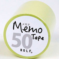 gnotes ロール付箋 メモテープ メモテ 50mm幅×10m リーフグリーン 1327-0016-0330 1セット(3個)（直送品）