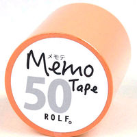 gnotes ロール付箋 メモテープ メモテ 50mm幅×10m オレンジ 1327-0065-0330 1セット(3個)（直送品）