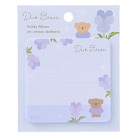 マルアイ ブルーナ 付箋 フラワー ボリス 70×70 20枚入 FS-MY5B 1セット(1冊×3)（直送品）