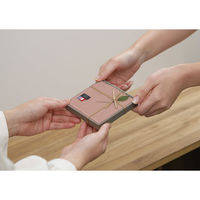 包む 今治タオル ハンカチ ギフトラッピングトレー入り ピンク AA097 1セット(1個×2)（直送品）