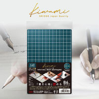 共栄プラスチック ライティングマット 下敷 B6 孔雀青(ピーコックブルー) WMS-B6-PB 1セット(1枚×2)（直送品）