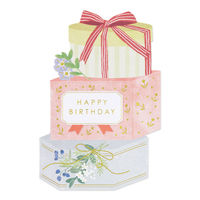 デザインフィル カード めくる 誕生日 プレゼント柄 88719006 1セット(3個)（直送品）