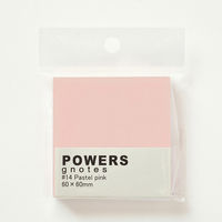 プリントインフォームジャパン パワーズ 60×60mm 100枚入 パステルピンク 1334-0014-0720 1セット(1個×4)（直送品）