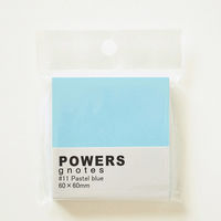 プリントインフォームジャパン パワーズ 60×60mm 100枚入 パステルブルー 1334-0011-0720 1セット(1個×4)（直送品）