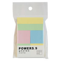 パワーズ_9 50枚×3サイズ[30×60/15×60/60×60mm] 4色入 パステル 1419-0000-0050（直送品）