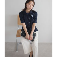 ボンマックス オーバーブラウス ネイビー 17号 AJ0865 AJ0865-8-17G 1着（直送品）