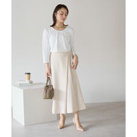 ボンマックス クロップドワイドパンツ ベージュ 13号 AUP6300 AUP6300-1-13G 1本（直送品）