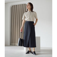 ボンマックス クロップドワイドパンツ ネイビー 15号 AUP6300 AUP6300-8-15G 1本（直送品）