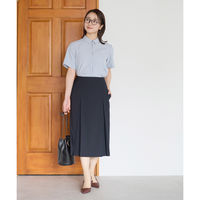 ボンマックス プリーツスカート(ロング丈) ネイビー 21号 AUS2301 AUS2301-8-21G 1着（直送品）