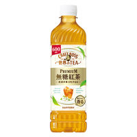 サントリーフーズ クラフトボス 世界のTEA PREMIUM 無糖紅茶 600ml 1箱（24本入）
