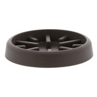 ベストコ フラワーポット用 根腐れ防止 プレート 受け皿 4号 ブラウン MA-3248 1個（直送品）