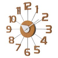 ケイ・コーポレイション George Nelson ジョージ・ネルソン フェリス・ウォールクロック 木調 GN41167WD 1個（直送品）