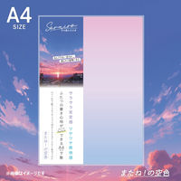 共栄プラスチック そら色したじき A4 SO-A4-04 1枚（直送品）