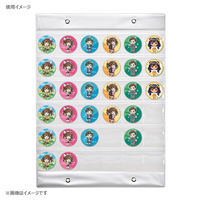 エツミ ビルダーズ コレクターシリーズ ウォールポケット 缶バッジ 36個ポケット VE-7788 1個（直送品）