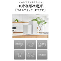 ユーデー ライスフリッジ 米びつ クラウド 白米21kg 4595643142058 1個（直送品）