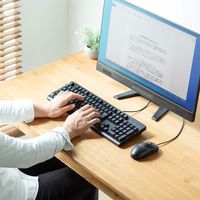 サンワサプライ 日本語109キーボード ブラック SKB-109PBK 1台