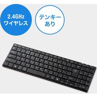 サンワサプライ ワイヤレススリムキーボード SKB-WL22BKN 1個