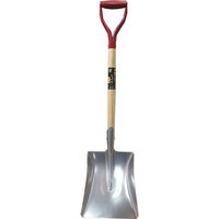 シンセイ 木柄アルミショベル 角型スコップ 4571191193643-1 1本