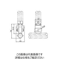 TMEHジャパン アルミローラーガイド ACY-A306 1個（直送品）