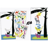 コクヨ シールブック カラフルアニマル KE-WC16 1冊