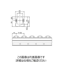 TMEHジャパン プラコン40(樽型ローラー) GP4036A-4-ESD 1本（直送品）
