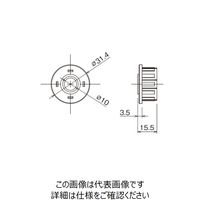 TMEHジャパン ローラーコンベアーパーツ GAP-52A-BK 1セット(10個)（直送品）