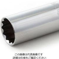 エスコ 3/8”DRx14mm スパークプラグソケット(12角) EA687BV-71 1セット(10個)（直送品）