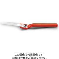 エスコ やすりハンドル(薄型フラット刃用) EA826VL-0 1セット(15本)（直送品）