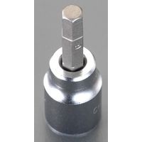 エスコ 3/8”DR/ 8x49mm [INHEX]ビットソケット EA617GH-8 1セット(60個)（直送品）